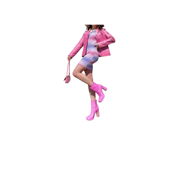 Princess Polly Dresses & Skirts - Princess Polly Zana Pink Purple Ribbed Mini Dress NWT Size Medium